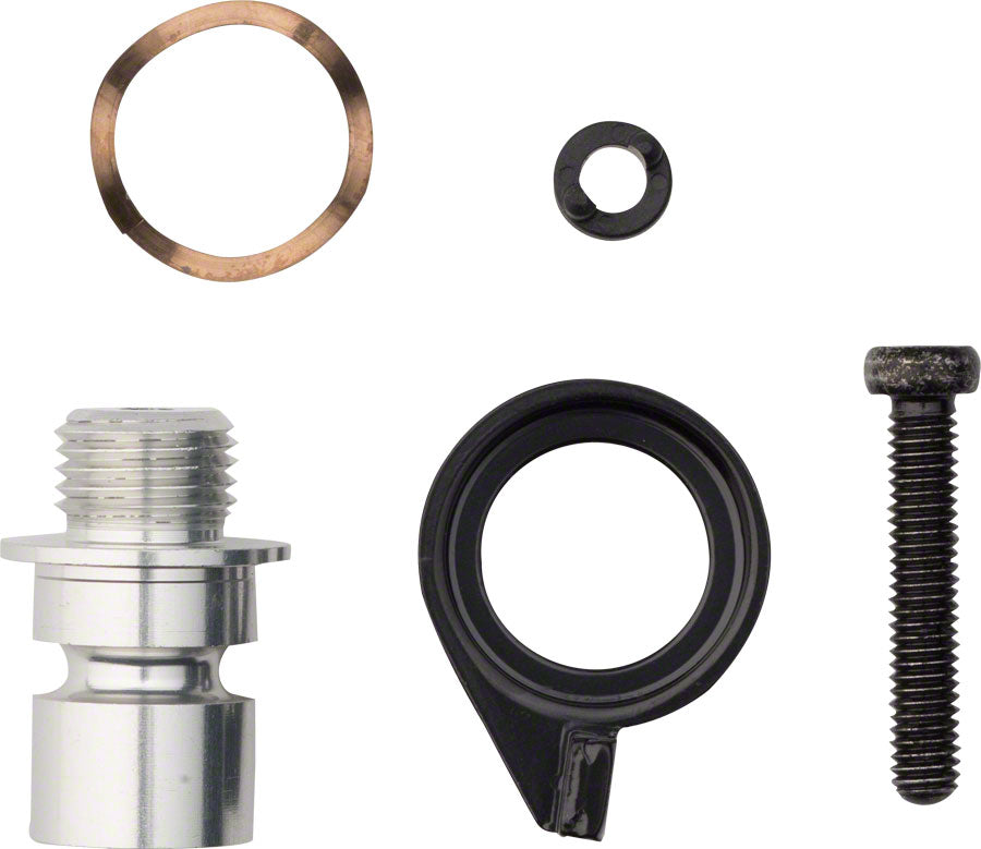 SRAM 2010 and Later 9-speed X9 and X7 Rear Derailleur Hanger Bolt Assembly Parts Kit MPN: 11.7515.037.000 UPC: 710845627873 Upper Bolt and Spring Rear Derailleur Upper Bolt and Springs