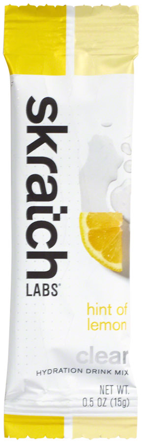 Skratch Labs Clear Hydration Drink Mix - Hint of Lemon, Box of 8 Single Serving Packets