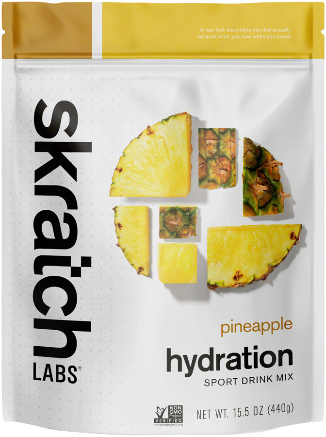 Skratch Labs Hydration Sport Drink Mix - Pineapple, 20-Serving Resealable Pouch