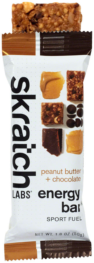 Skratch Labs Skratch Labs Energy Bar Sport Fuel  - Peanut Butter and Chocolate, Box of 12 MPN: EBF-PC-50G/12 UPC: 859943003117 Bars Energy Bar Sport Fuel