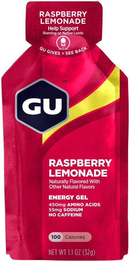 GU Energy Gel - Raspberry Lemonade, Box of 24 MPN: 124912 UPC: 769493104656 Gel Energy Gel