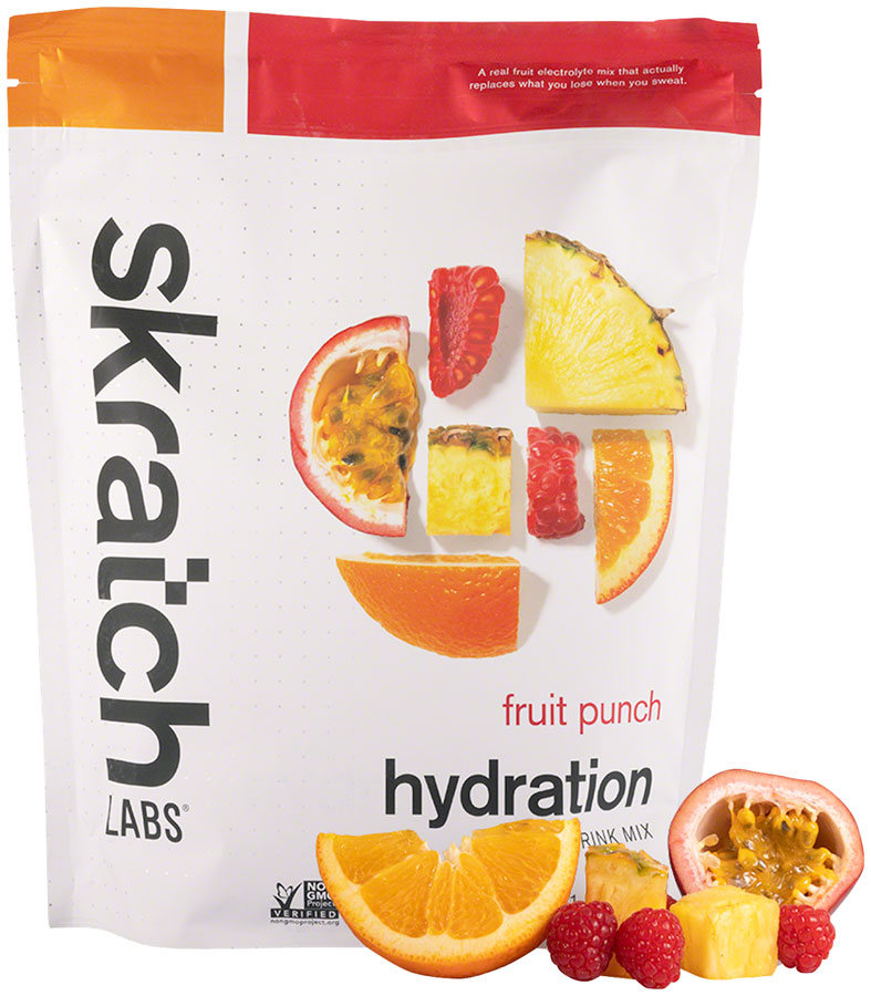Skratch Labs Hydration Sport Drink Mix - Fruit Punch, 60 -Serving Resealable Pouch MPN: SDM-FP-1320G UPC: 858690007652 Sport Hydration Hydration Sport Drink Mix