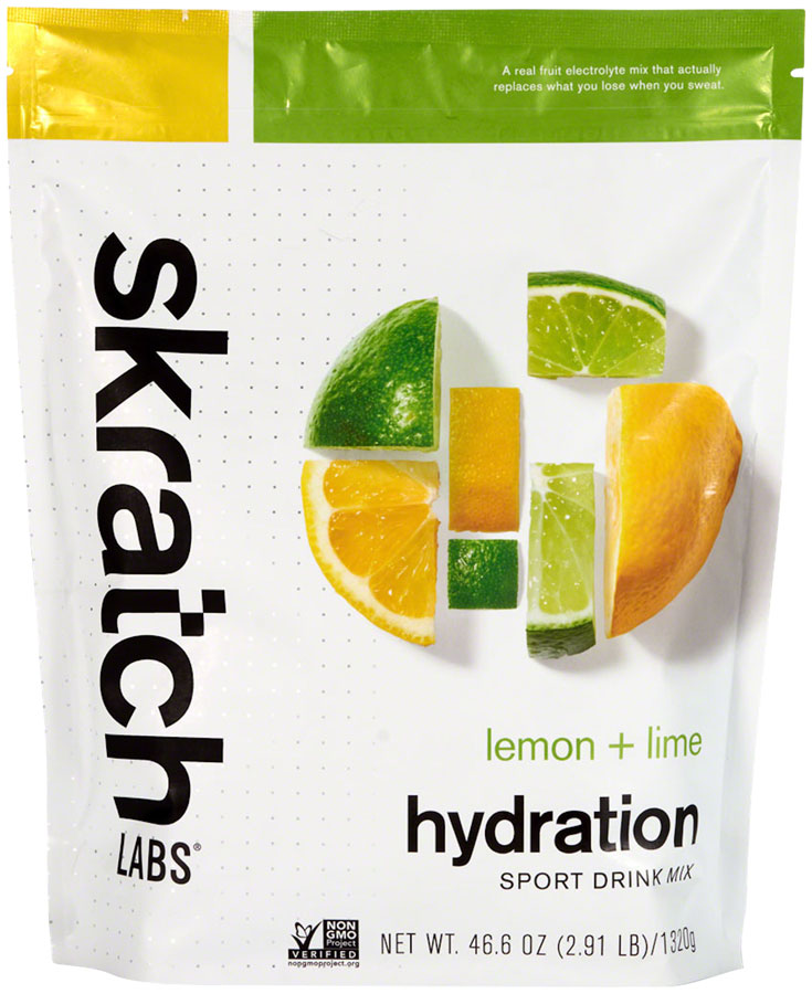 Skratch Labs Hydration Sport Drink Mix - Lemon + Lime, 60-Serving Resealable Pouch