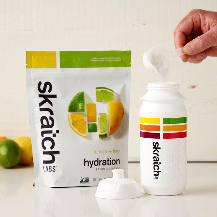 Skratch Labs Hydration Sport Drink Mix - Lemon + Lime, 20-Serving Resealable Pouch - Sport Hydration - Hydration Sport Drink Mix