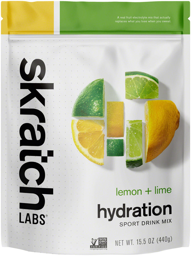 Skratch Labs Hydration Sport Drink Mix - Lemon + Lime, 20-Serving Resealable Pouch