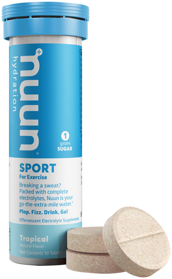 Nuun Sport Hydration Tablets: Tropical Fruit, Box of 8 Tubes - Sport Hydration - Sport Hydration Tablets