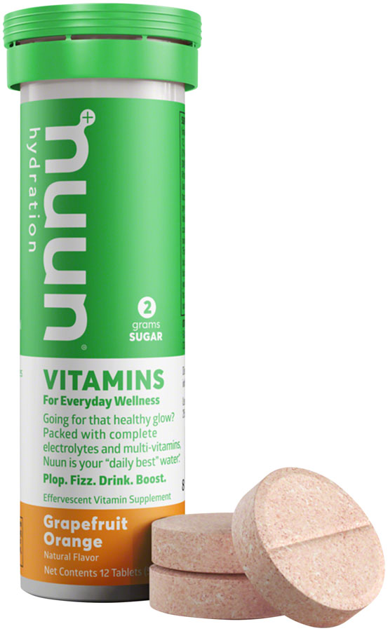 Nuun Vitamins Hydration Tablets: Grapefruit Orange, Box of 8 - Sport Hydration - Vitamins Hydration Tablets
