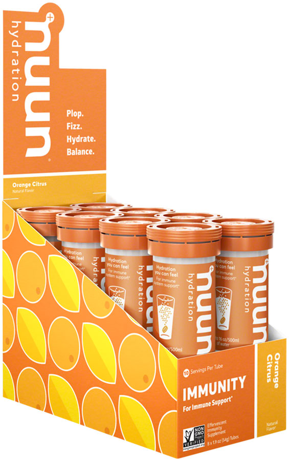 Nuun Immunity Hydration Tablets: Orange Citrus, Box of 8 MPN: 1200908 UPC: 811660022055 Sport Hydration Immunity Hydration Tablets