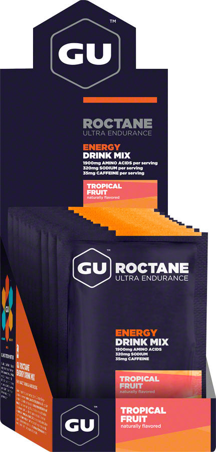 GU Roctane Energy Drink Mix - Tropical, Box of 10 MPN: 123130 UPC: 769494150027 Sport Hydration ROCTANE Energy Drink Mix