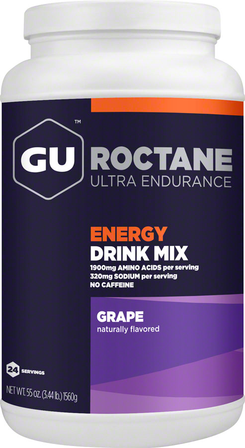 GU Roctane Energy Drink Mix - Grape, 24 Serving Canister MPN: 123126 UPC: 769494130012 Sport Hydration ROCTANE Energy Drink Mix