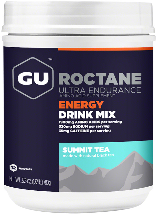 GU Roctane Energy Drink Mix - Summit Tea, 12 Serving Canister MPN: 124190 UPC: 769493101501 Sport Hydration ROCTANE Energy Drink Mix