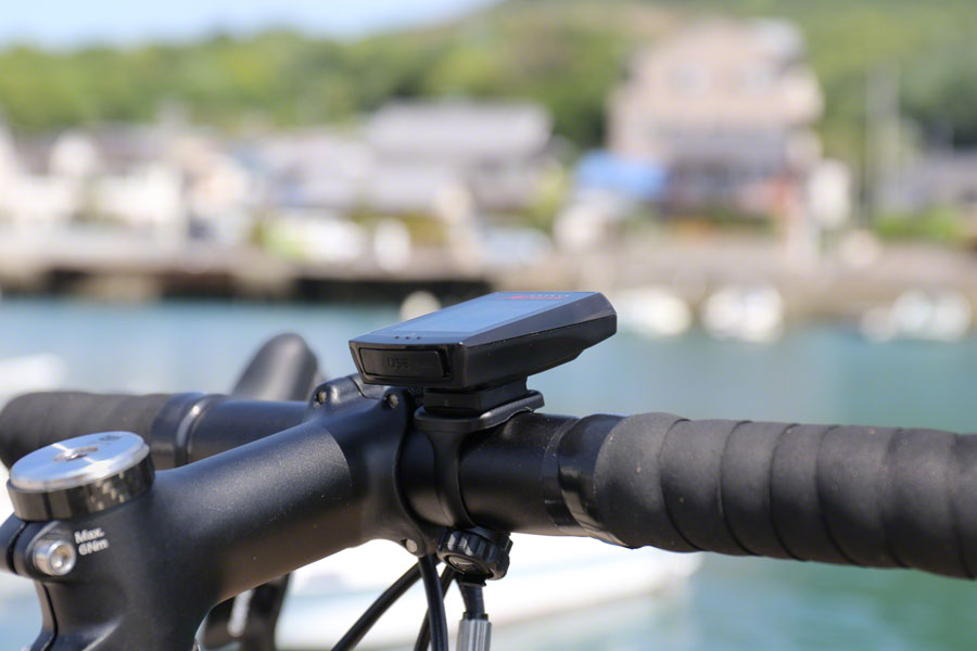 CatEye AirGPS Cycling Computer with CDC Cadence Sensor Black