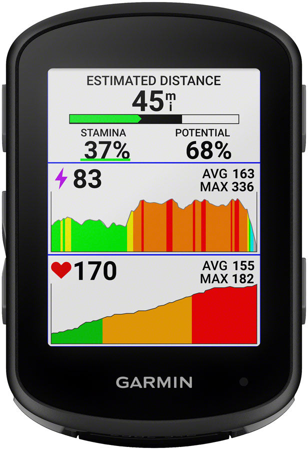 Garmin Edge 540 Bike Computer Bundle - GPS, Wireless, Black Bike