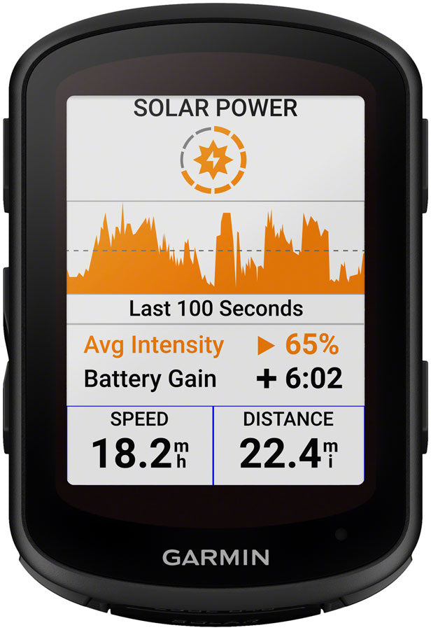 Garmin Edge 840 Solar Bike Computer - GPS, Wireless, Black MPN: 010-02695-20 UPC: 753759300005 Bike Computers Edge 840 Solar GPS Bike Computer