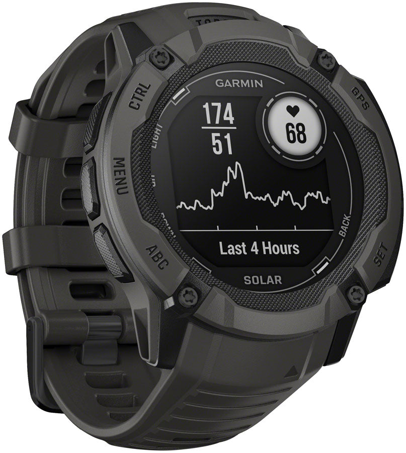Garmin Instinct 2X Solar GPS Smartwatch - 50mm, Graphite MPN: 010-02805-10 UPC: 753759319380 Fitness Computers Instinct 2X Solar GPS Smartwatch