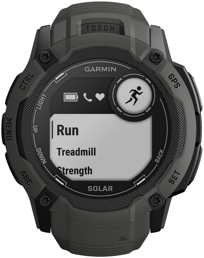 Garmin Instinct 2X Solar GPS Smartwatch - 50mm, Graphite - Fitness Computers - Instinct 2X Solar GPS Smartwatch