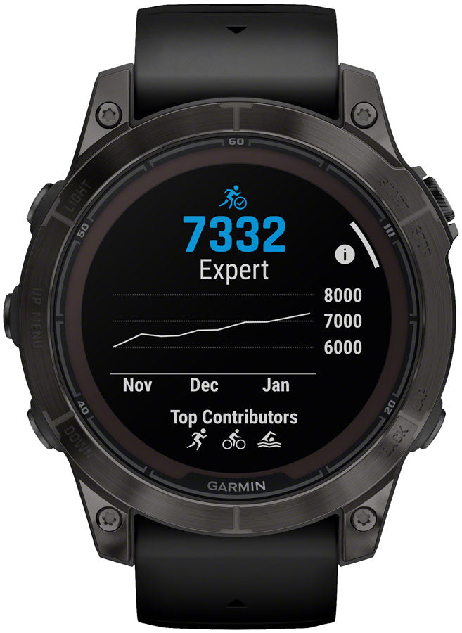 Garmin fenix 7 Pro Sapphire Solar Smartwatch - 47mm, Carbon Gray DLC