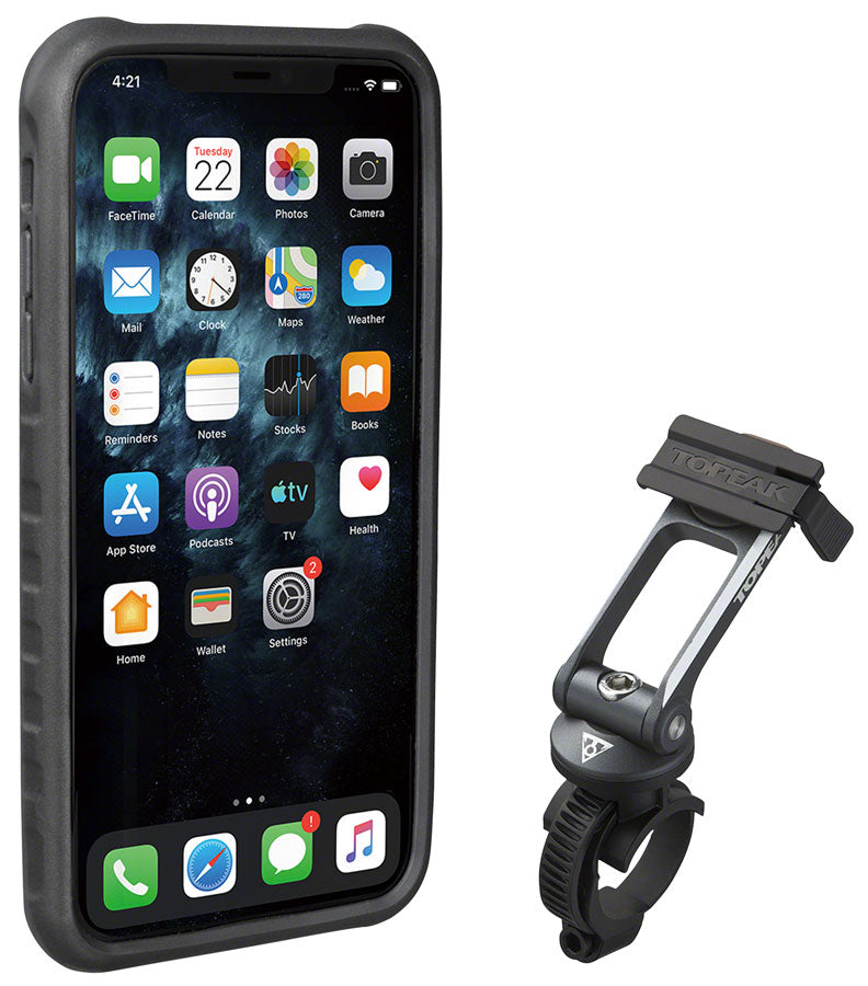 Topeak Ridecase w/Mount - iPhone 11 Pro Max MPN: TT9865BG UPC: 883466020245 Phone Bag and Holder RideCase