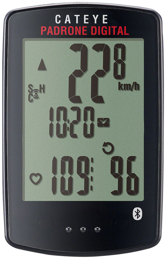 CatEye Padrone Digital Bike Computer - Wireless, Black