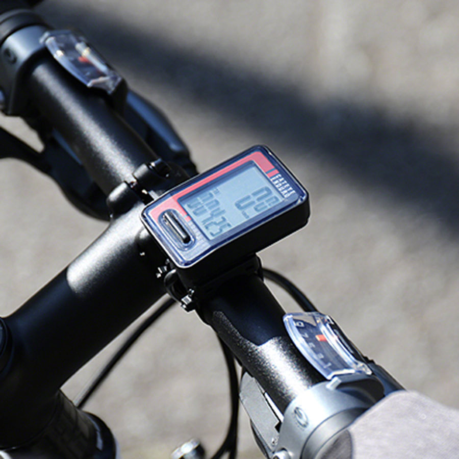 Cateye Enduro Wired Computer - Black/Red Bike Computers ANT | Worldwide ...
