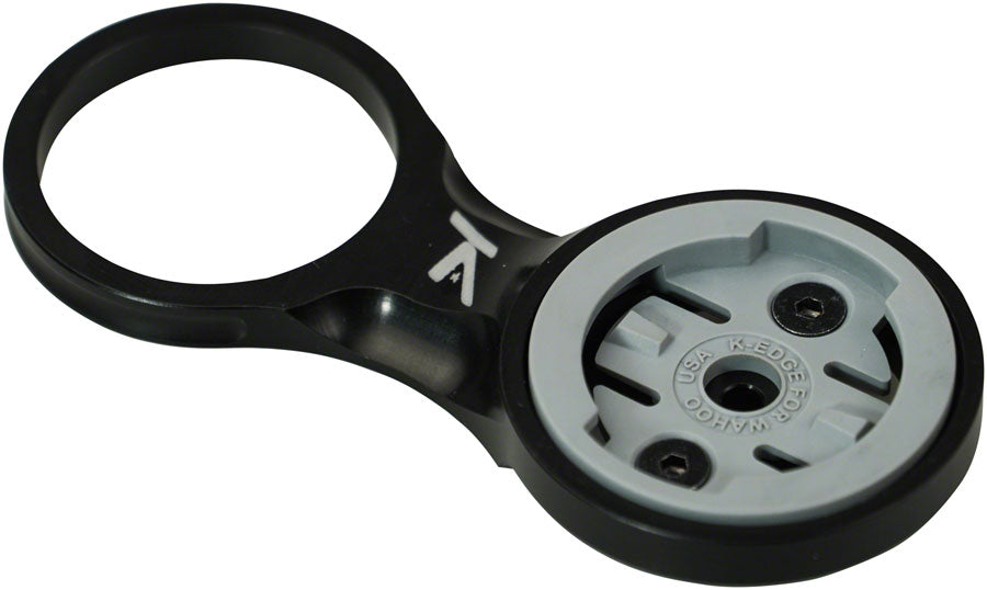 K EDGE Fixed Stem Mount for Wahoo Bolt and ELEMNT Computers Black