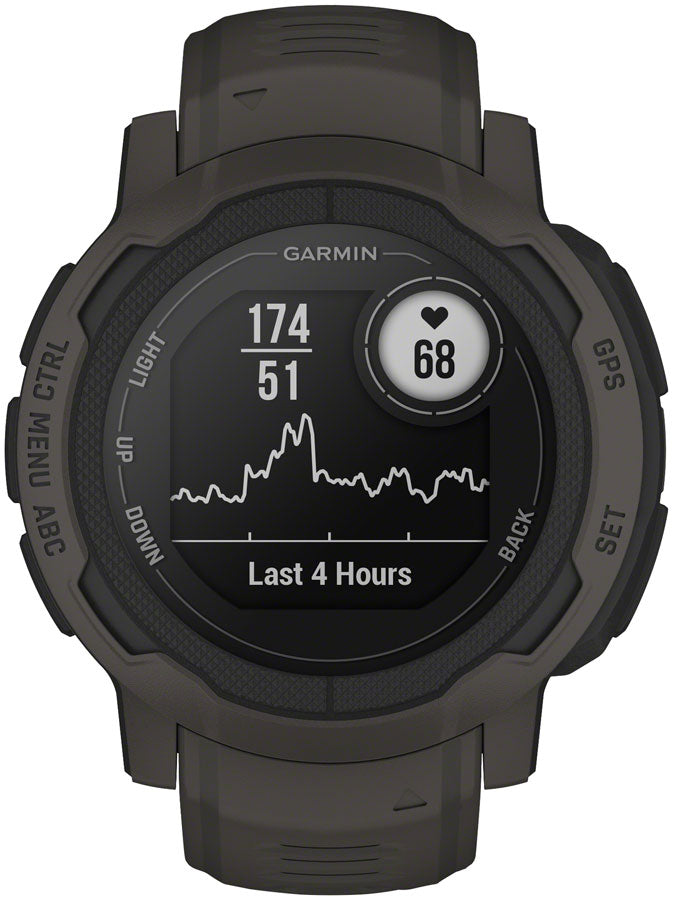 Garmin Instinct 2 Standard Edition GPS Smartwatch - 45mm, Graphite - Fitness Computers - Instinct 2 Smartwatch