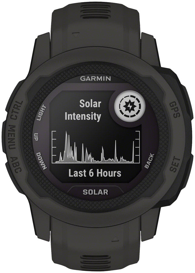 Garmin Instinct 2S Solar GPS Smartwatch - 40mm, Graphite - Fitness Computers - Instinct 2S Solar Smartwatch