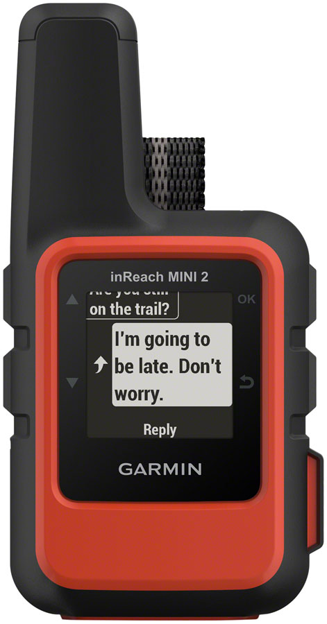 Garmin inReach Mini 2 Satellite Communicator - GPS, Flame Red MPN: 010-02602-00 UPC: 753759281236 First Responder Assistance inReach Mini 2 Satellite Communicator