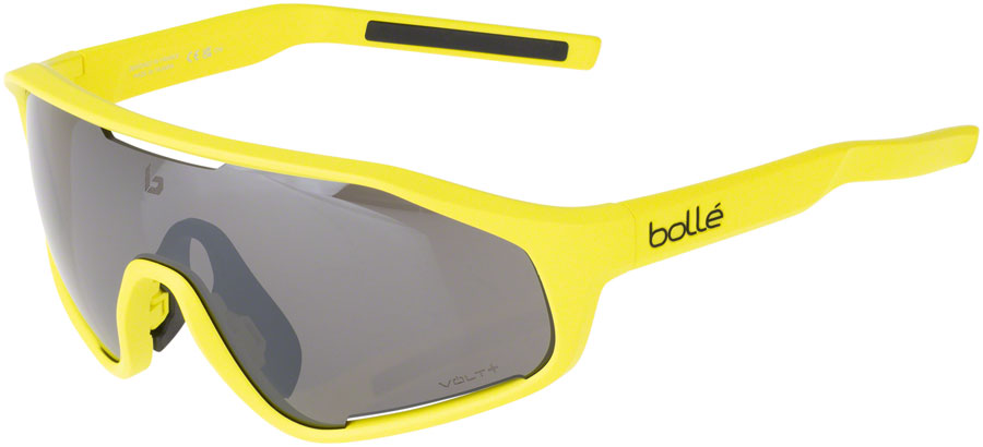 Bolle Shifter Sunglasses - Acid Yellow Matte/Volt+ Gun Polarized MPN: BS010008 UPC: 054917320348 Sunglasses Shifter Sunglasses