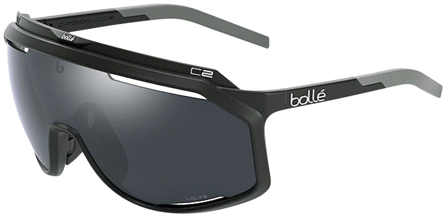 Bolle CHRONOSHIELD Sunglasses - Matte Black, Volt+ Cold White Polarized Lenses MPN: BS018001 UPC: 054917362393 Sunglasses Chronoshield Sunglasses