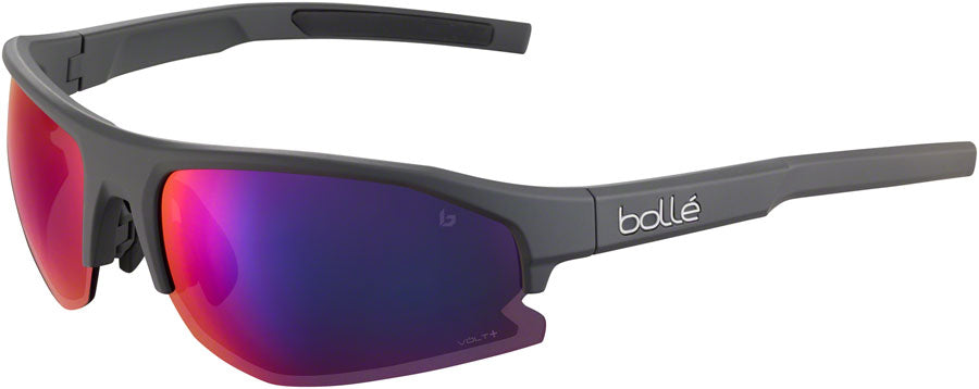 Bolle BOLT 2.0 Sunglasses - Matte Titanium, Volt+ Ultraviolet Polarized Lenses MPN: BS003004 UPC: 054917361952 Sunglasses Bolt 2.0 Sunglasses
