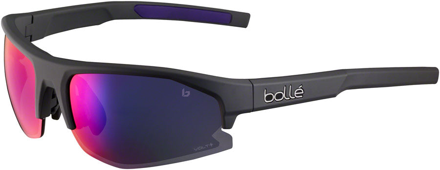 Bolle BOLT 2.0 S Sunglasses - Matte Titanium, Volt+ Ultraviolet Polarized Lenses MPN: BS004002 UPC: 054917362010 Sunglasses Bolt 2.0 S Sunglasses