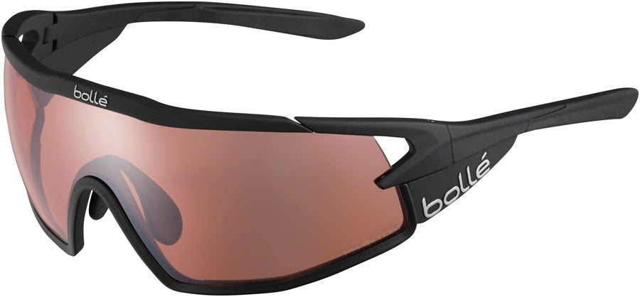 Bolle B-ROCK PRO Sunglasses - Matte Black, Phantom Vermillon Gun Photochromic Lenses MPN: 12627 UPC: 054917354282 Sunglasses B-Rock Pro Sunglasses