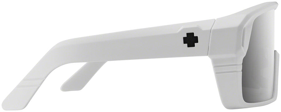 SPY+ Monolith Sunglasses - Matte White, Happy Bronze with Platinum Spectra Mirror Lenses - Sunglasses - Monolith Sunglasses