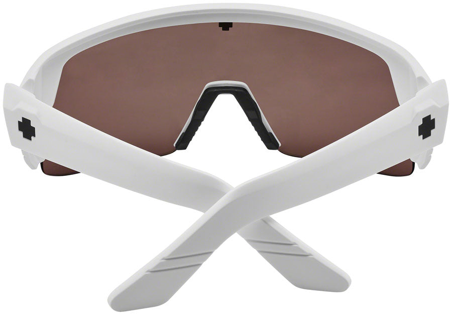 SPY+ Monolith 50/50 Sunglasses - Matte White, Happy Bronze with Platinum Spectra Mirror Lenses - Sunglasses - Monolith 5050 Sunglasses