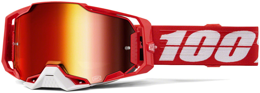 100% Armega C-Bad Goggles - Mirror Red MPN: 50005-00028 UPC: 196261041385 Goggle Armega C-Bad Goggles