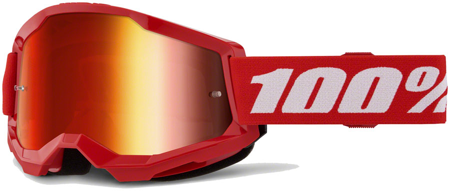 100% Strata 2 Goggles - Red/Mirror Red MPN: 50028-00018 UPC: 196261045420 Goggle Strata 2 Goggles
