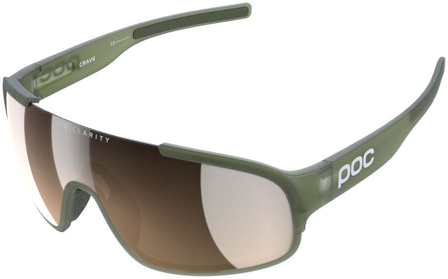 POC Crave Sunglasses - Transparent Green Brown/Violet Mirror MPN: CR30101455BSM1 Sunglasses Crave Sunglasses