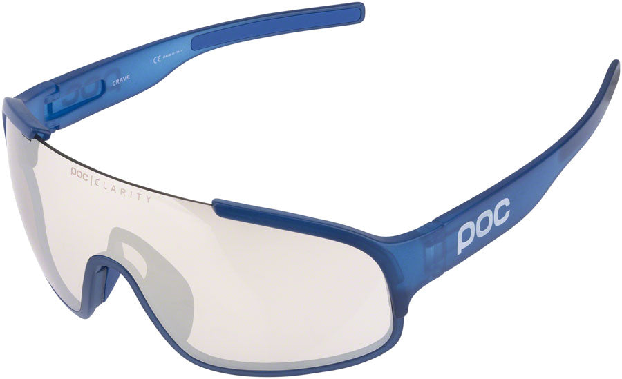 POC Crave Sunglasses - Transparent Blue Brown/Silver Mirror MPN: CR30101660BSM1 Sunglasses Crave Sunglasses