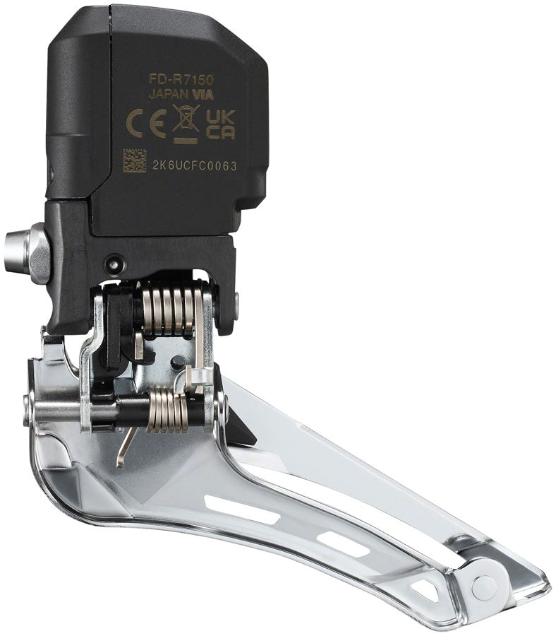 Shimano 105 FD-R7150 Di2 Front Derailleur - 2x, For 2x12-Speed, Braze-On, Down-Swing, Black Shimano 105 FD-R7150 Di2 Front Derailleur - 2x, For 2x12-Speed, Braze-On, Down-Swing, Black