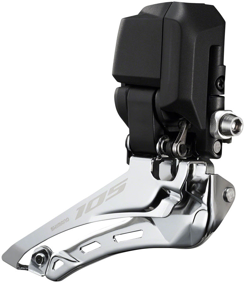 Shimano 105 FD-R7150 Di2 Front Derailleur - 2x, For 2x12-Speed, Braze-On, Down-Swing, Black MPN: IFDR7150F UPC: 192790234267 Front Derailleur 105 FD-R7150 Di2 Front Derailleur