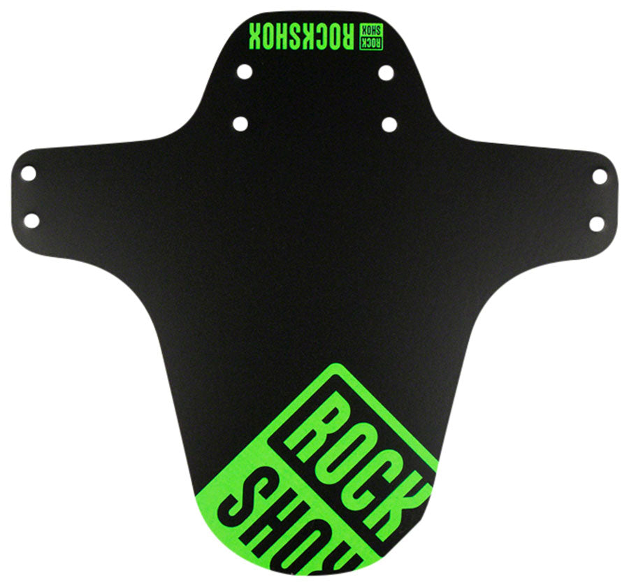 RockShox MTB Fork Fender Black with Neon Green Print MPN: 00.4318.020.005 UPC: 710845809620 Clip-On Fender MTB Fork Fenders