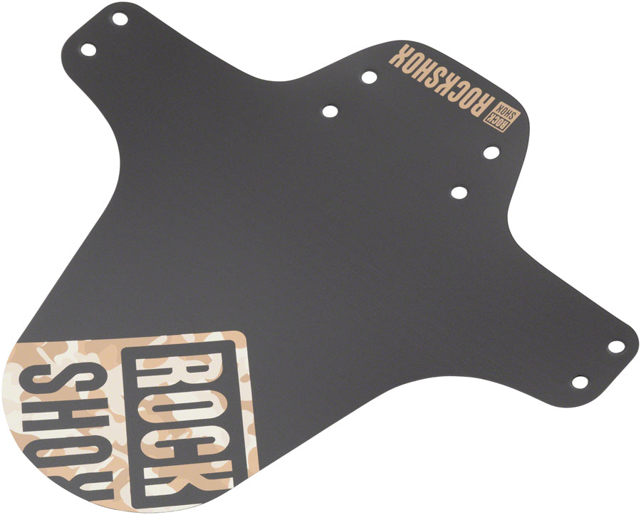 RockShox MTB Fender Black with Tan Camouflage Print MPN: 00.4318.020.021 UPC: 710845841873 Clip-On Fender MTB Fork Fenders