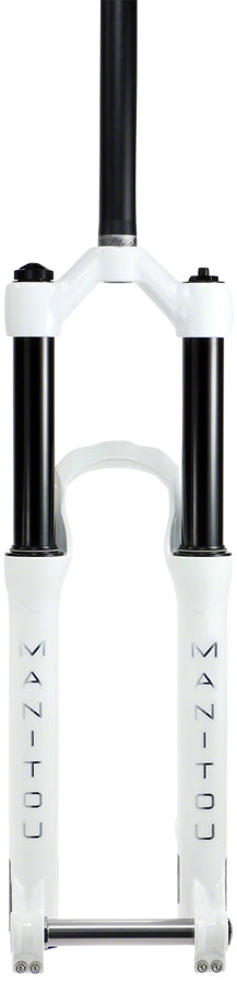 Manitou Circus Expert Suspension Fork - 26", 100 mm, 20 x 110 mm, 41 mm Offset, Gloss White, Straight Steerer MPN: 191-29495-A803 UPC: 847863026804 Suspension Fork Circus Expert Suspension Fork