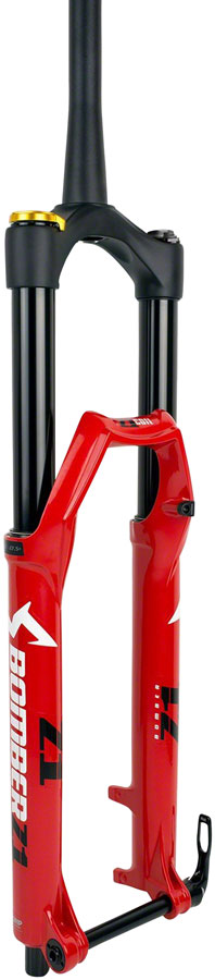 Marzocchi Bomber Z1 Coil Suspension Fork - 27.5", 180 mm, 15 x 110 mm, 44 mm Offset, Gloss Red GRIP, Sweep Adjust MPN: 912-01-101 UPC: 821973384863 Suspension Fork Bomber Z1 Coil Suspension Fork
