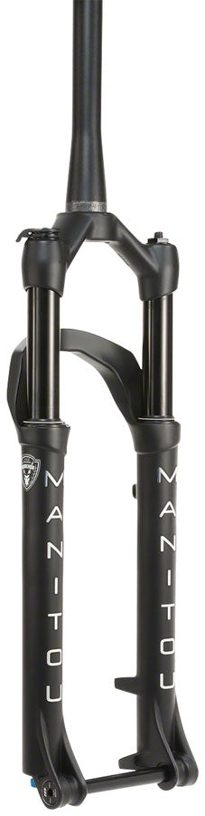 Manitou Markhor Suspension Fork - 29", 100 mm, 15 x 110 mm, 51 mm Offset, Matte Black MPN: 191-33948-A101 UPC: 844171006986 Suspension Fork Markhor Suspension Fork