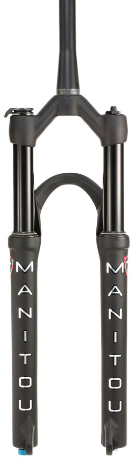 Manitou Markhor Suspension Fork - 29", 100 mm, 9 x 100 mm, 51 mm Offset, Matte Black MPN: 191-34156-A101 UPC: 844171006993 Suspension Fork Markhor Suspension Fork