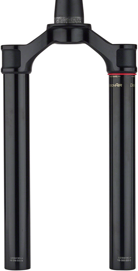 RockShox Crown/Steerer/Uppertube - Debonair 29 Boost 44 Offset Aluminum Taper Black Ano SID SL Ultimate, 35mm, 100-120mm