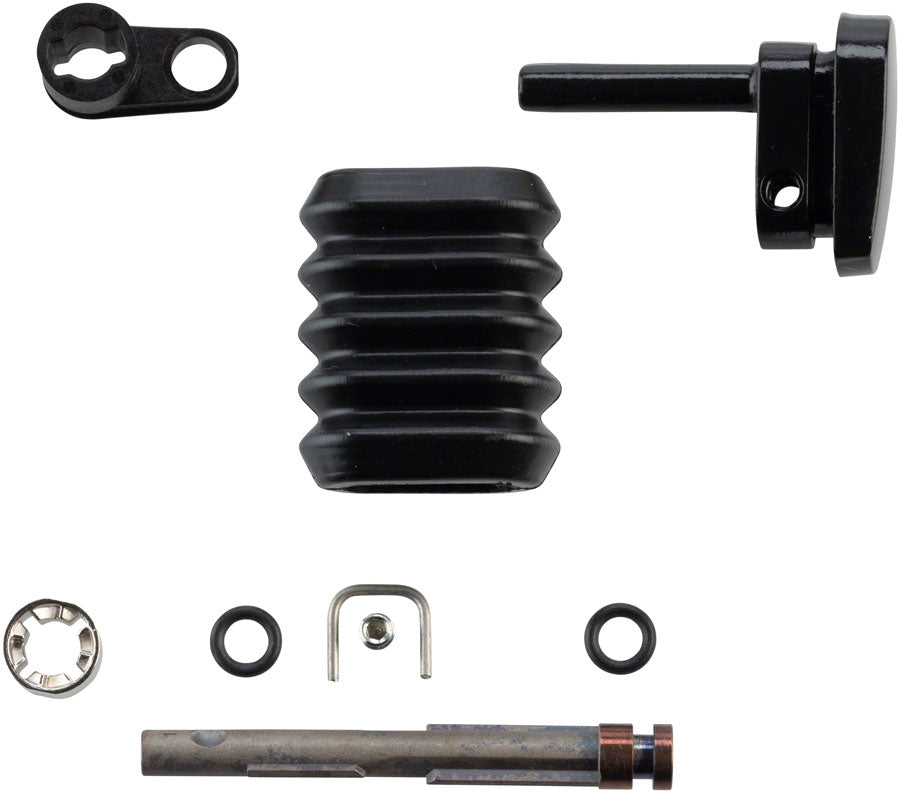 RockShox XLoc Full Sprint Dual Suspension Remote Button/Boot/Master Piston Assembly, Gold Adjuster