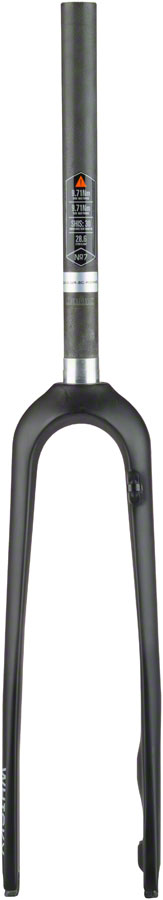 WHISKY No.7 CX Fork - QR, 1-1/8" Straight Carbon Steerer, Post MountDisc, Matte Black MPN: 13-000016 UPC: 708752125094 Cyclocross/Hybrid Fork No.7 CX Disc Fork